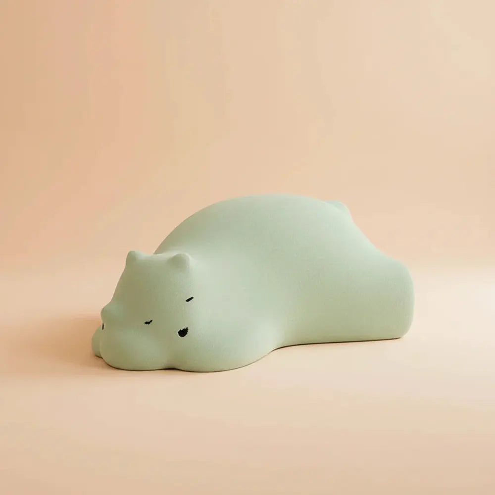 Canapé paresseux en forme d'ours, siège individuel pour enfants, tabouret bas créatif pour salon