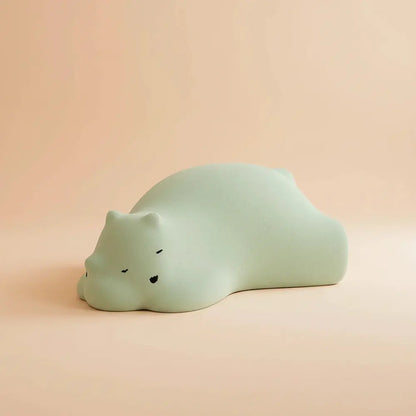 Canapé paresseux en forme d'ours, siège individuel pour enfants, tabouret bas créatif pour salon