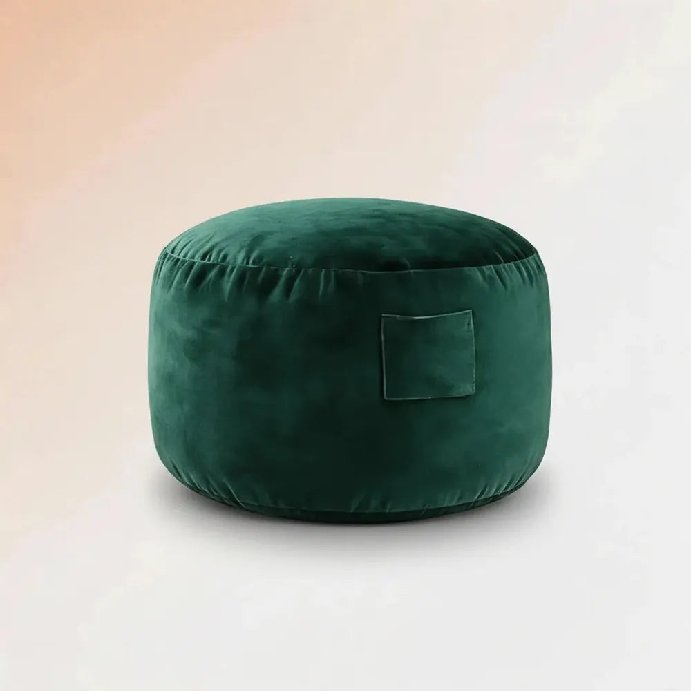 Fauteuil pouf 4 en 1 pour adulte, grand fauteuil pouf de 1,20 m avec rembourrage en mousse à mémoire