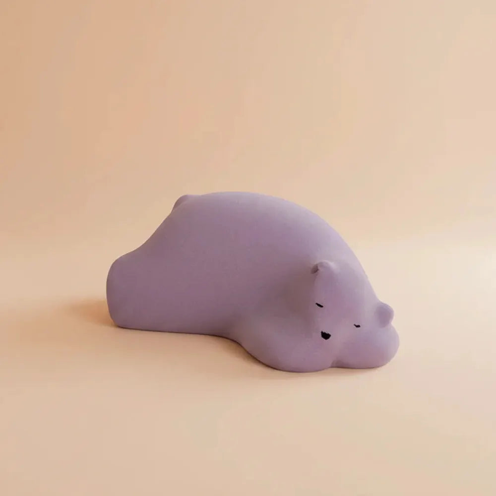 Canapé paresseux en forme d'ours, siège individuel pour enfants, tabouret bas créatif pour salon