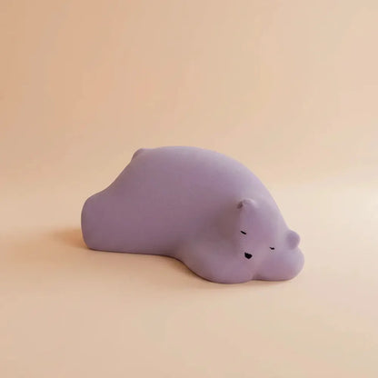 Canapé paresseux en forme d'ours, siège individuel pour enfants, tabouret bas créatif pour salon