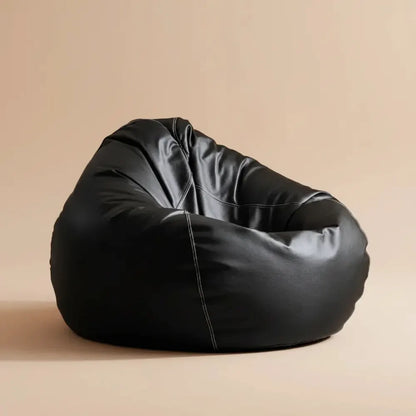 OTAUTAU rempli 70 cm Faux cuir pouf canapés avec remplissage confortable pouf canapé bouffant siège 