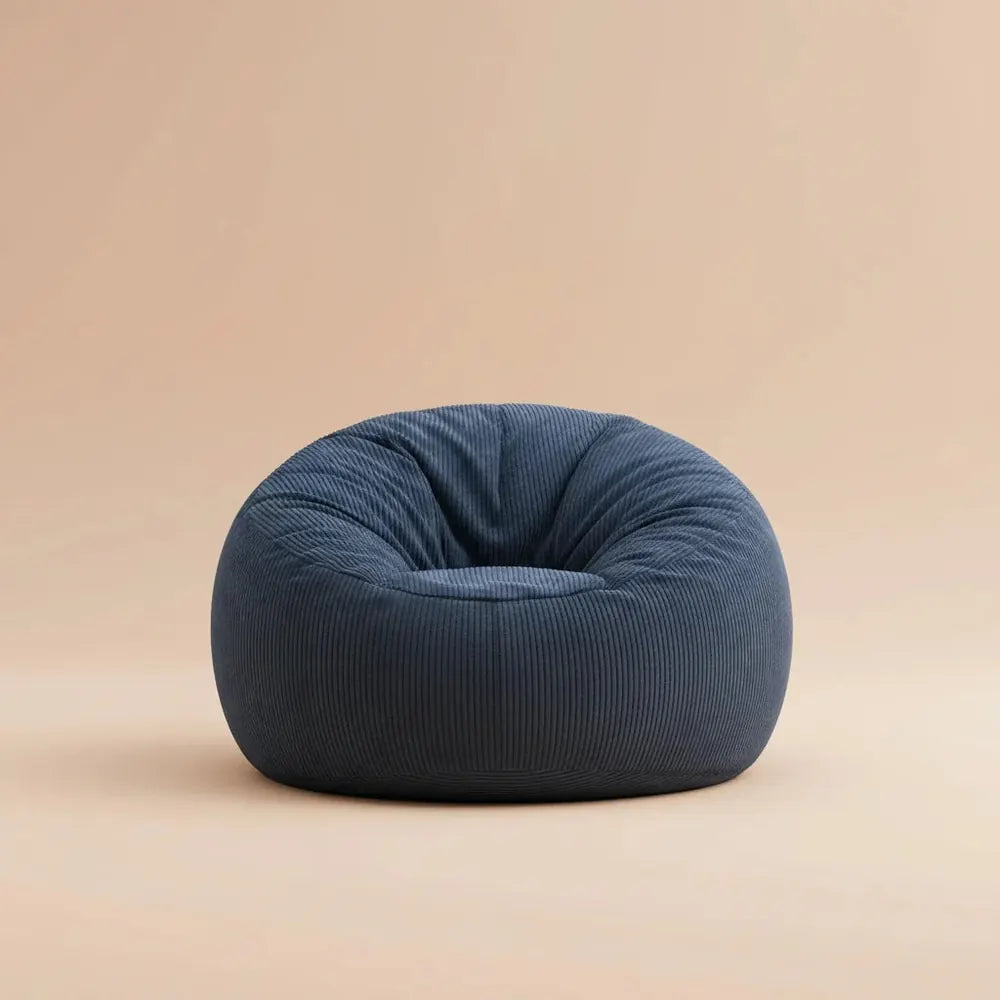Fauteuil pouf, grand lit pouf pour adultes, fauteuil-lit pouf convertible de pouf à matelas de sol, 