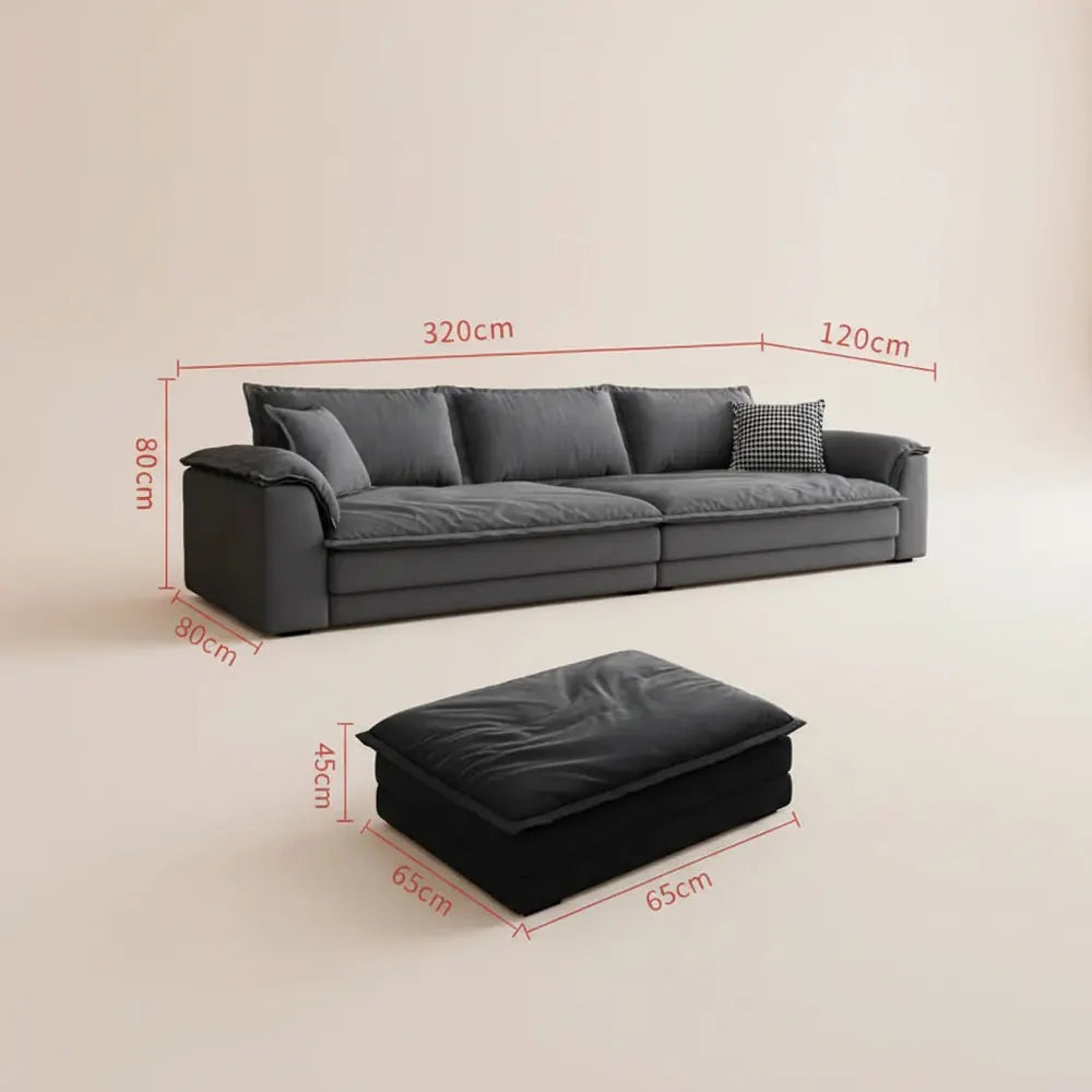 Canapés de salon paresseux sectionnels Pouf fauteuil bouffées nuage canapés de salon coin nordique T