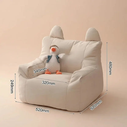 Canapé pouf surdimensionné et confortable avec remplissage en mousse en peluche pour adultes, canapé