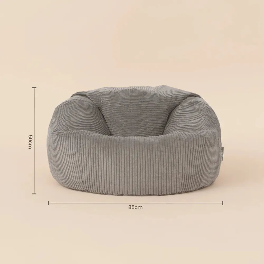 OTAUTAU-Pouf en velours côtelé/velours pour salon, fauteuil pouf avec remplissage d'angle