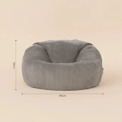OTAUTAU-Pouf en velours côtelé/velours pour salon, fauteuil pouf avec remplissage d'angle