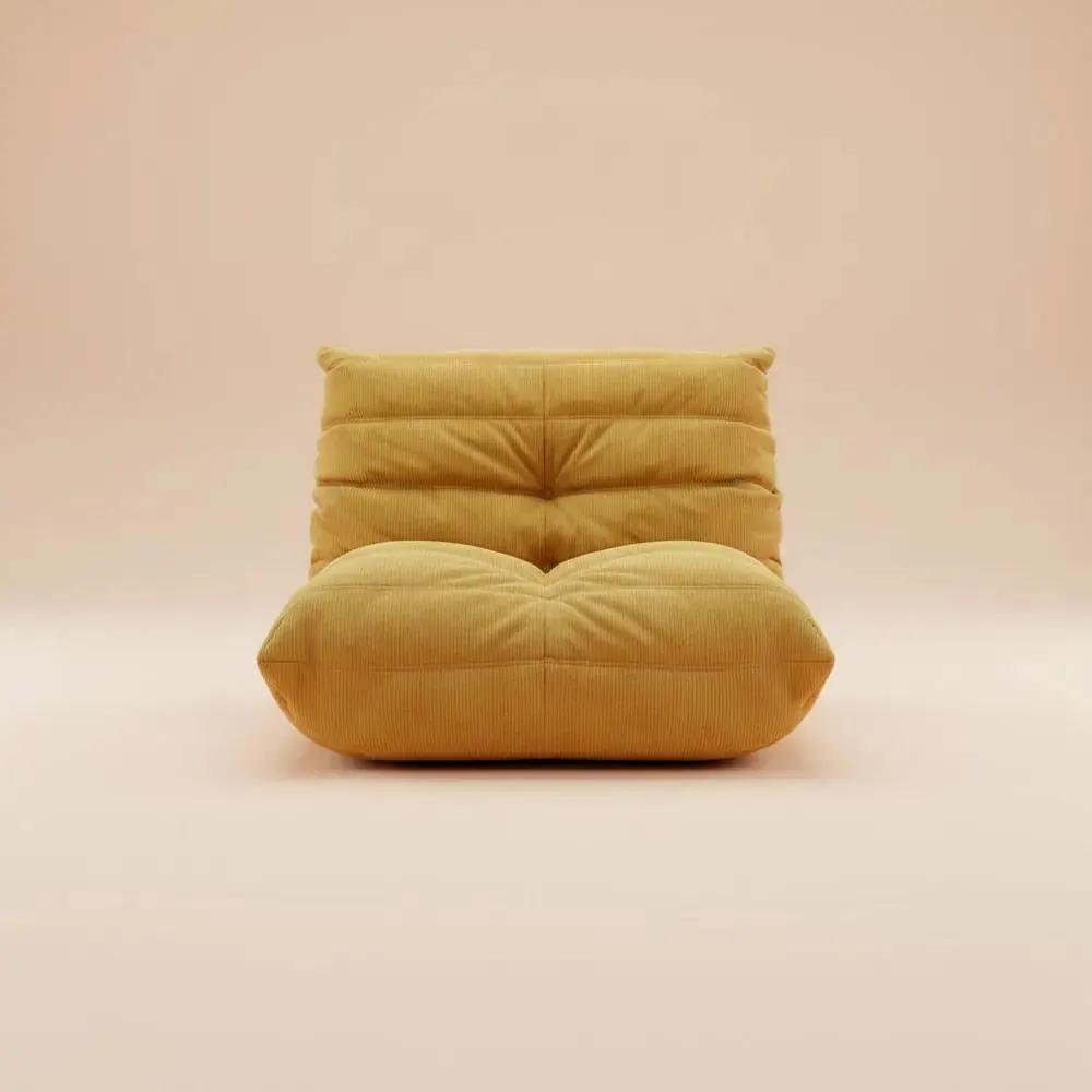 Chaise de pouf pour adulte, canapé en mousse à mémoire de forme, canapé de sol paresseux, chaise de 
