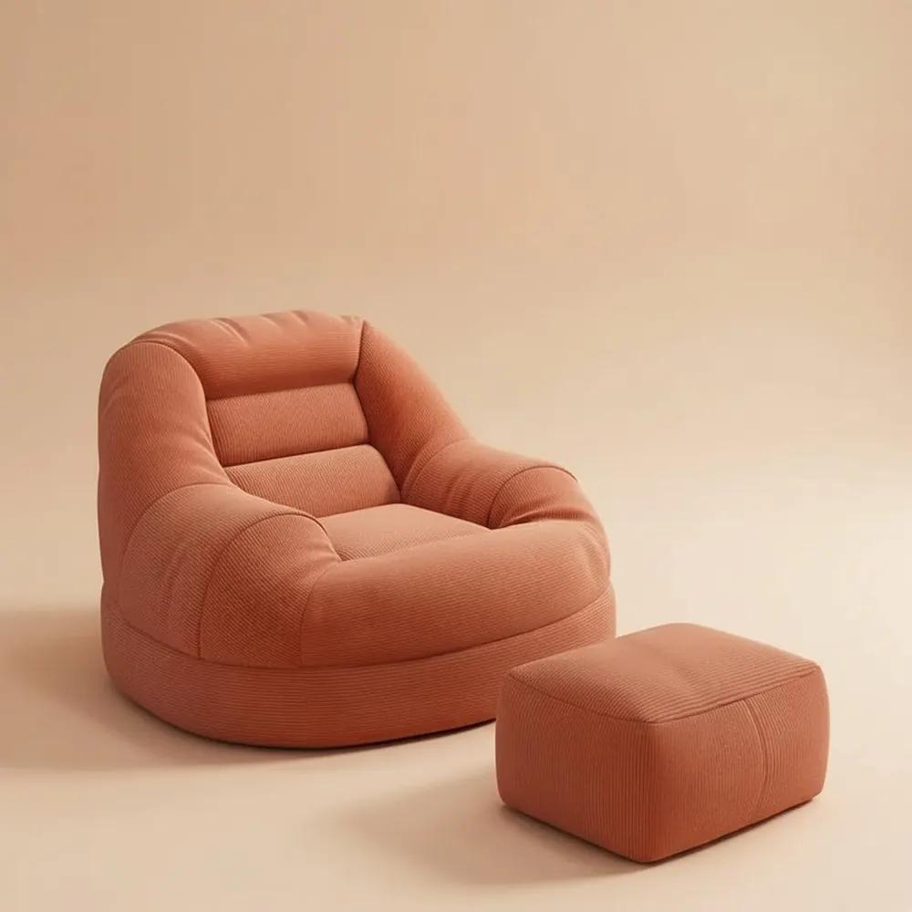 Fauteuil Poire Simple Multifonctionnel pour Chambre, Balcon, Salon – Canapé Décontracté et Esthétiqu