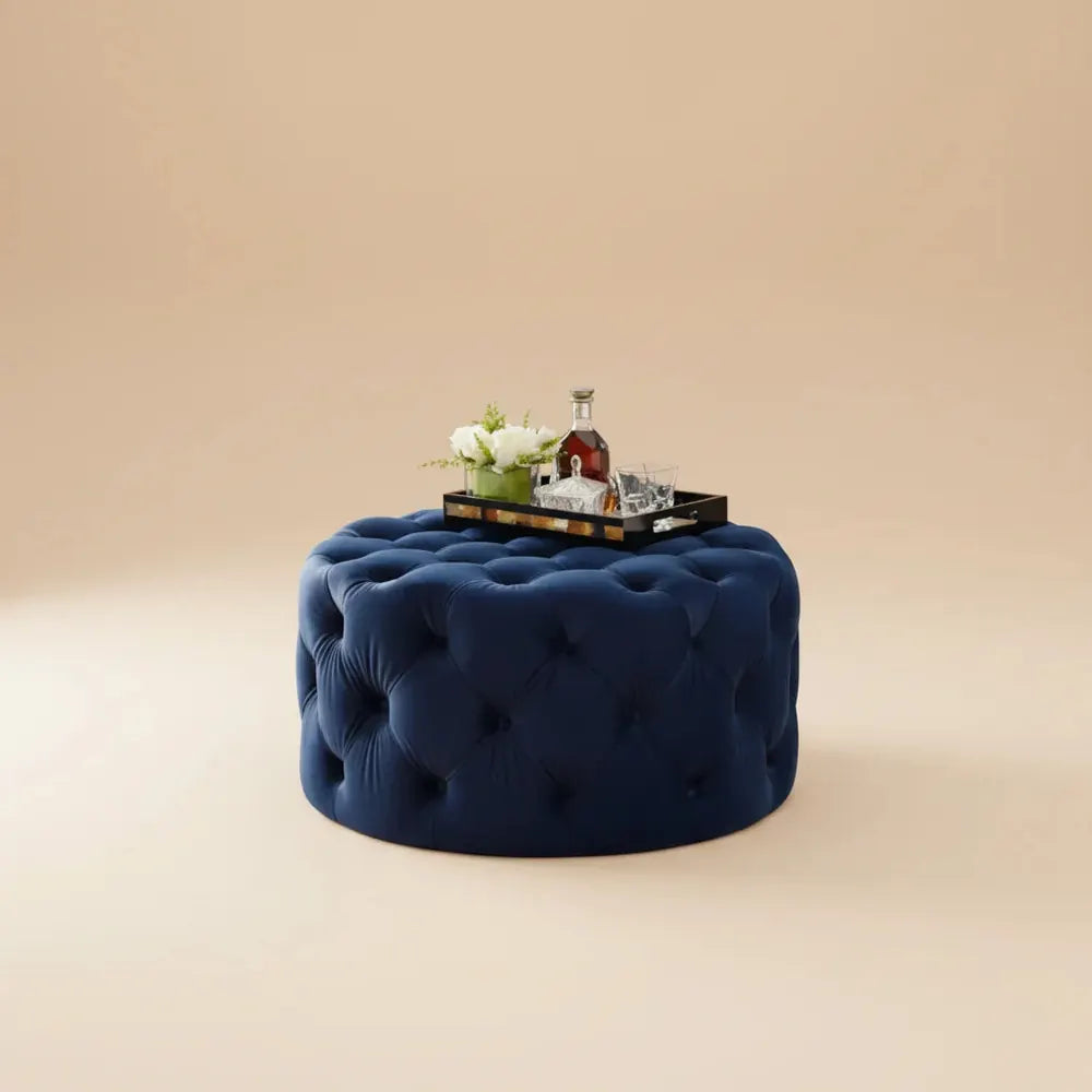 Canapé de Luxe en Velours pour la Maison, Meuble de Salon, Relaxant, Tabouret Bas, Pouf de Sol de Ch
