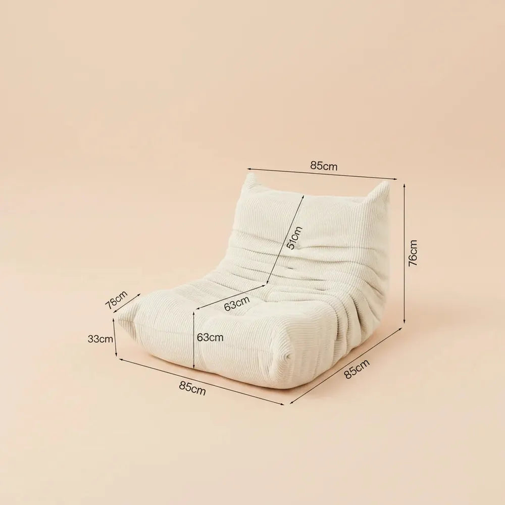 Fauteuils bean bag, fauteuil bean bag en mousse à mémoire de forme, avec rembourrage. Un canapé conf