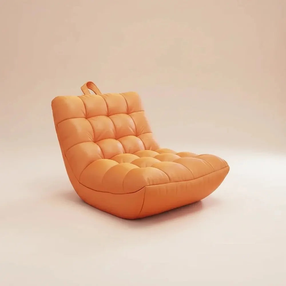 Chaise de pouf minimaliste moderne, chaise longue remplie de mousse EPS, canapé-lit pour adultes et 