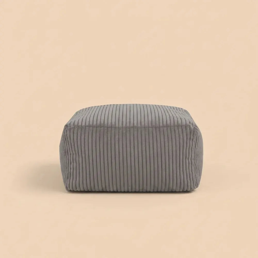 OTAUTAU-Pouf en velours côtelé/velours pour salon, fauteuil pouf avec remplissage d'angle