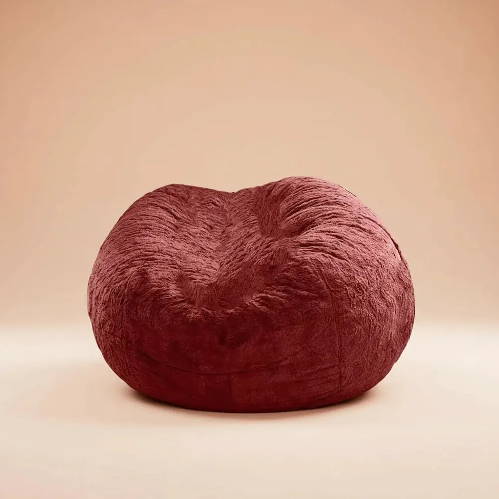Housse de pouf utilitaire et flexible, anti-décoloration, pour pouf géant d'intérieur, anti-poussièr