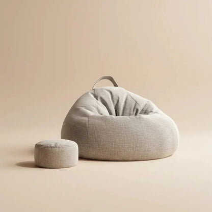 Canapés poufs au design simple, poufs d'extérieur, poufs de salon avec rembourrage, Relleno Para Puf
