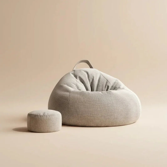 Canapés poufs au design simple, poufs d'extérieur, poufs de salon avec rembourrage, Relleno Para Puf