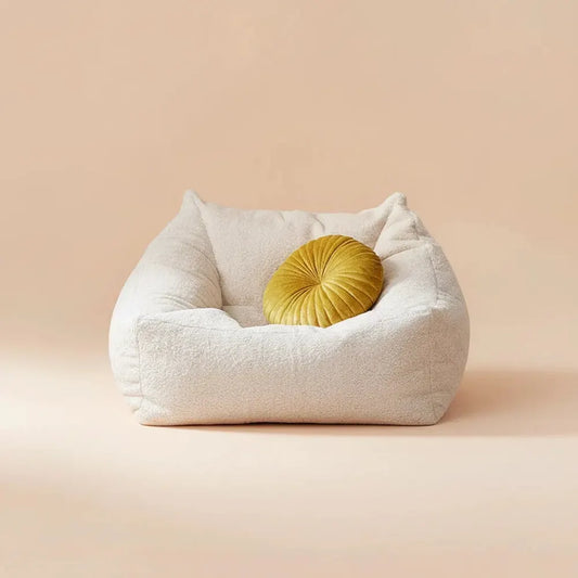OTAUTAU-Pouf en Faux Cachemire avec Remplissage pour Adulte, Chaise, Pouf, Salon, Siège au Sol, Cana