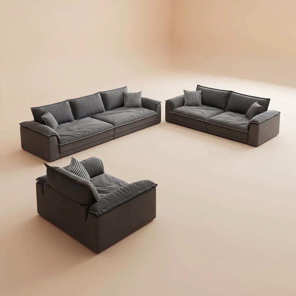 Canapés de salon paresseux sectionnels Pouf fauteuil bouffées nuage canapés de salon coin nordique T