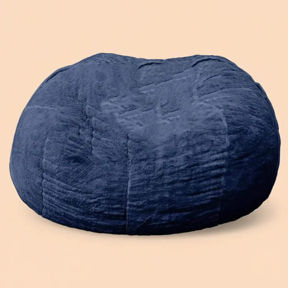 Housse de pouf utilitaire et flexible, anti-décoloration, pour pouf géant d'intérieur, anti-poussièr