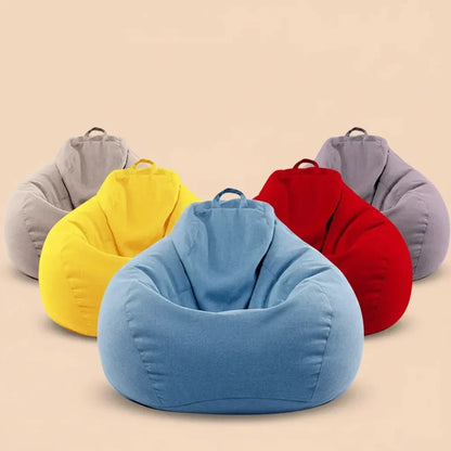 Grand fauteuil bean bag pour adultes et enfants – Canapé relaxant avec rembourrage en billes EPS, ca