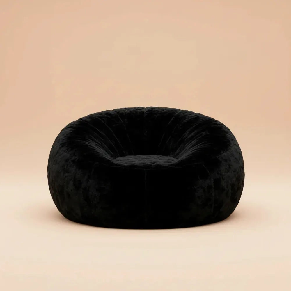 OTAUTAU 200 cm géant pouf canapé-lit housse sans peluche moelleux grand XXL pouf chaise inclinable P