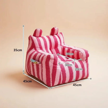 Canapé paresseux en forme d'ours mignon, fauteuil pour chambre de filles, siège tatami, pouf pour en