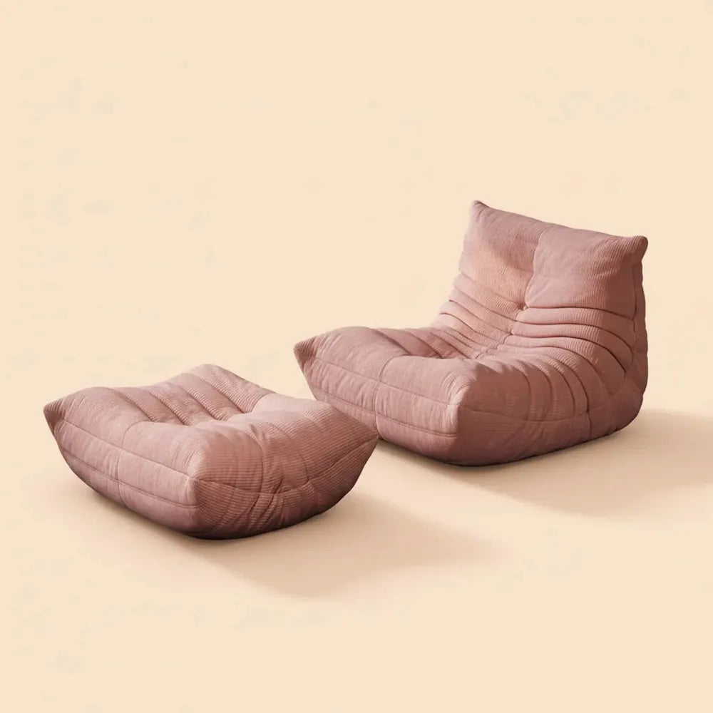 Chaise de pouf pour adulte, canapé en mousse à mémoire de forme, canapé de sol paresseux, chaise de 
