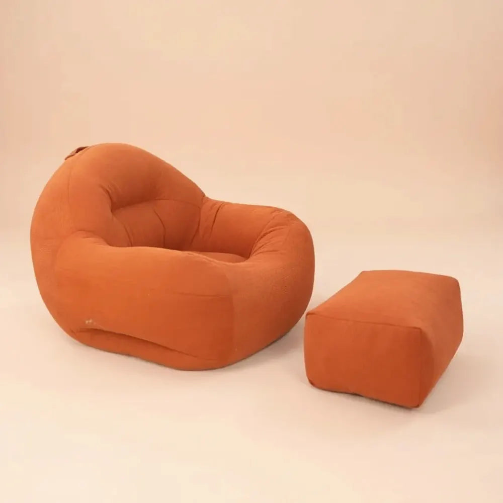 Canapé pouf géant moderne pour salon, balcon et chambre, confortable et relaxant, avec ottoman, mobi