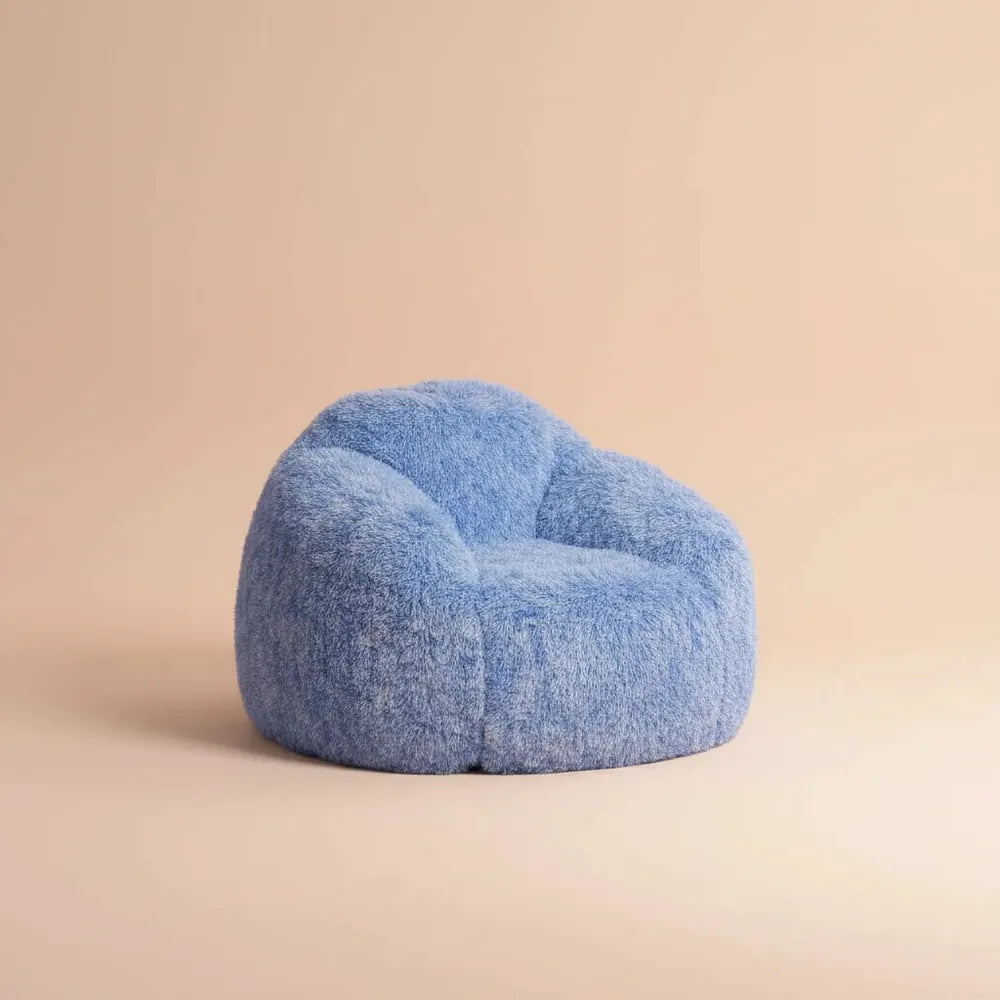 Fauteuil pouf, canapé pouf avec accoudoirs, fauteuil paresseux moelleux en mousse pour la lecture et