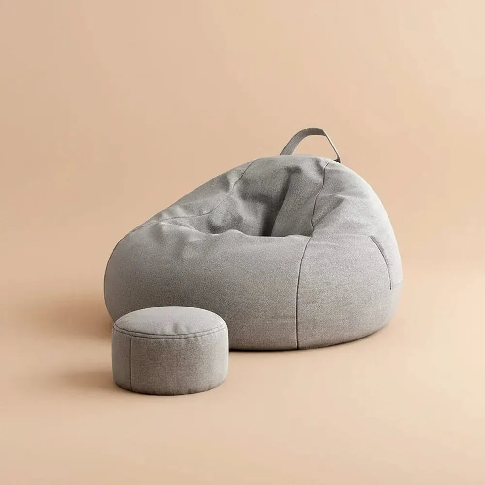 Canapés poufs au design simple, poufs d'extérieur, poufs de salon avec rembourrage, Relleno Para Puf