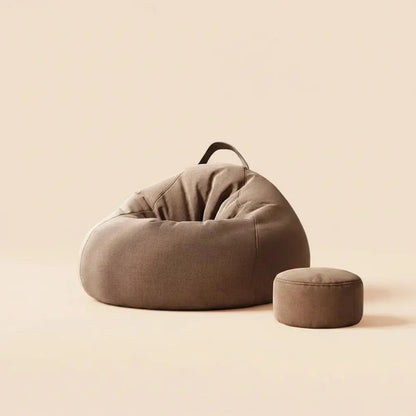 Pouf de sol individuel convertible en lit, avec rembourrage