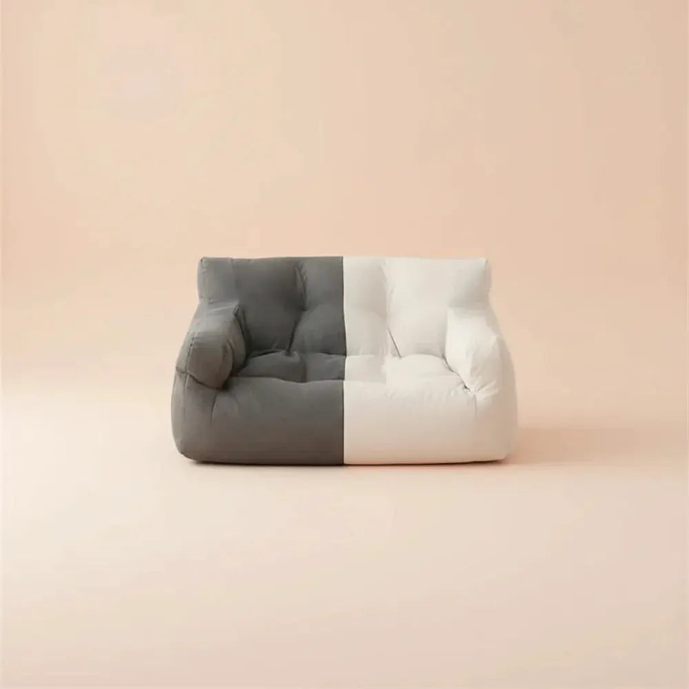 Gaint Paresseux Bean Bag Canapé avec rembourrage en mousse en peluche Mattres de sol Grand canapé de