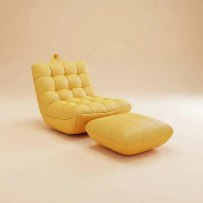 Chaise de pouf minimaliste moderne, chaise longue remplie de mousse EPS, canapé-lit pour adultes et 