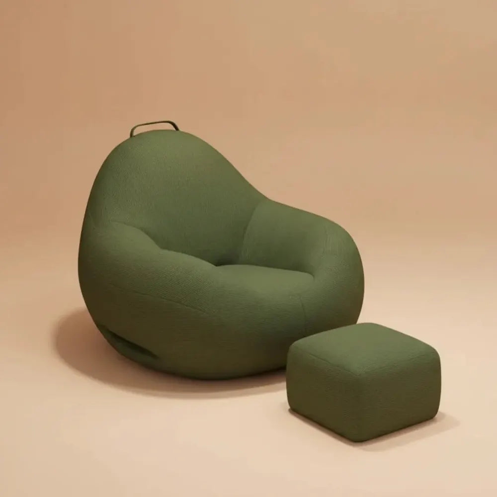 Canapé pouf géant moderne pour salon, balcon et chambre, confortable et relaxant, avec ottoman, mobi