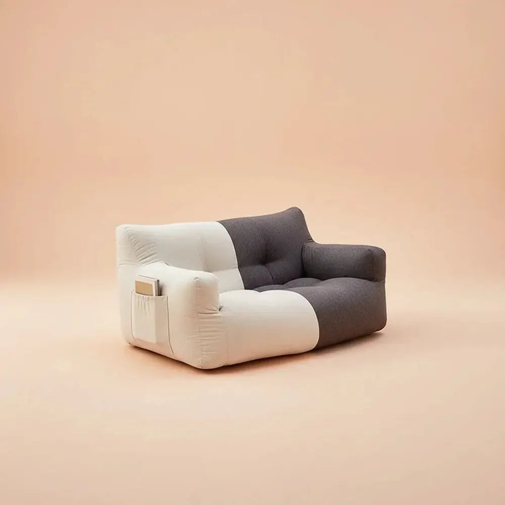 Gaint Paresseux Bean Bag Canapé avec rembourrage en mousse en peluche Mattres de sol Grand canapé de