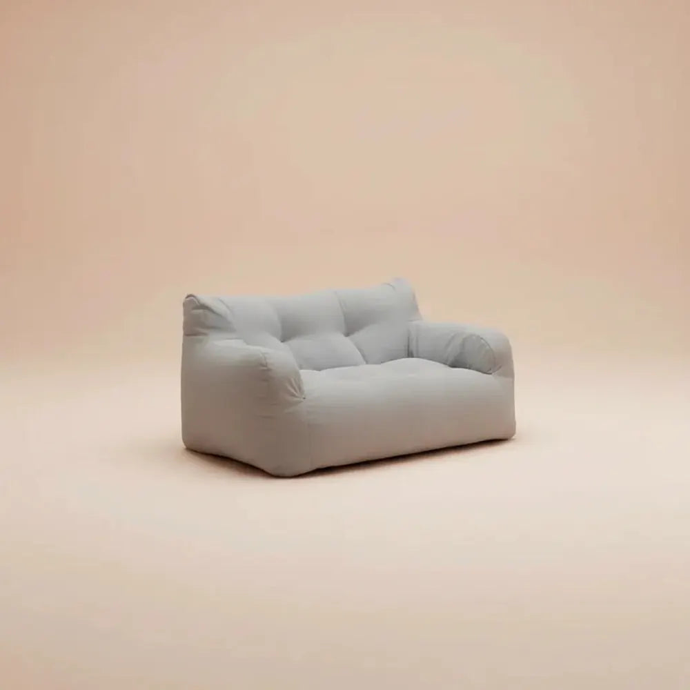 Canapé pouf surdimensionné et confortable avec remplissage en mousse en peluche pour adultes, canapé