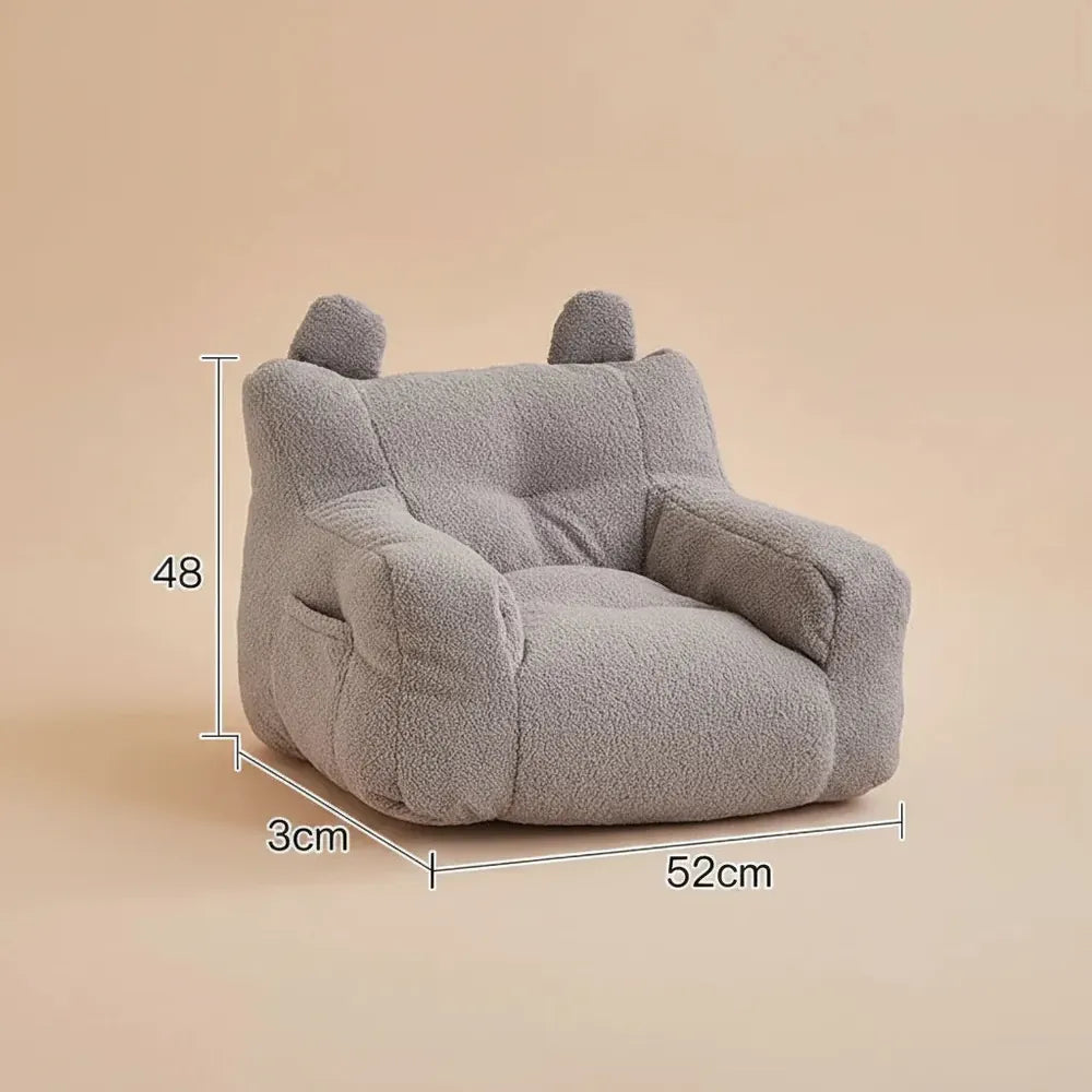 Canapé paresseux mignon garçon fille princesse livre de lecture Arrangement d'angle Mini pouf canapé