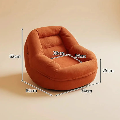 Fauteuil de sol pliant Tatami pour gaming avec dossier, convertible en lit paresseux et coussin de s