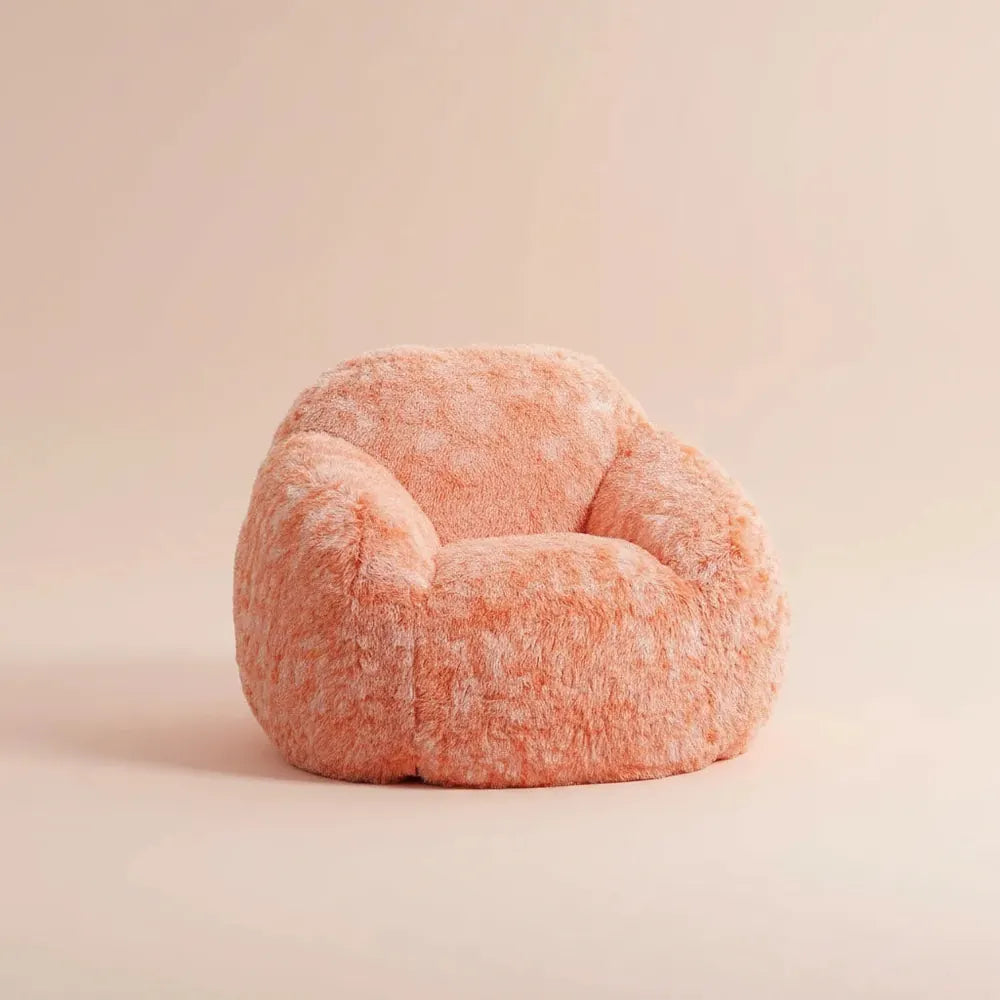 Fauteuil pouf, canapé pouf avec accoudoirs, fauteuil paresseux moelleux en mousse pour la lecture et