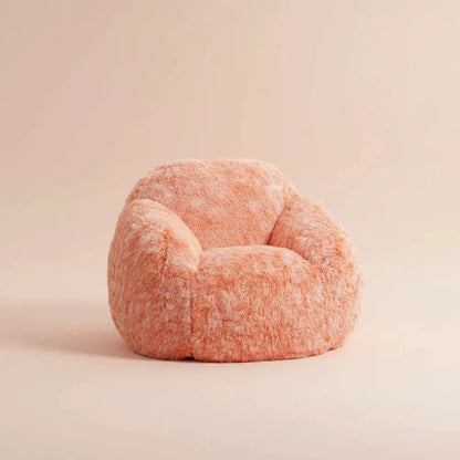 Fauteuil pouf, canapé pouf avec accoudoirs, fauteuil paresseux moelleux en mousse pour la lecture et