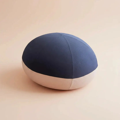 Fauteuil Pouf Rond Doux en Peluche, Siège Simple Confortable pour Adultes, Chambre à Coucher, Salon