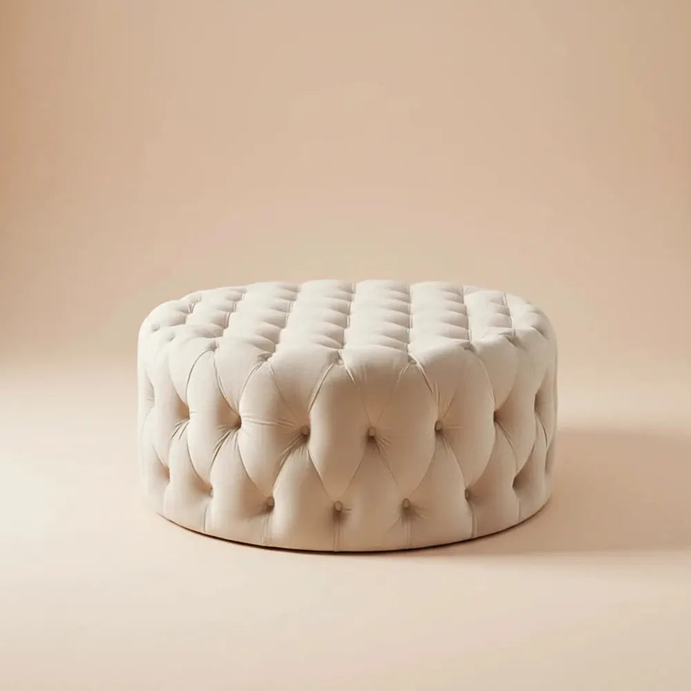 Canapé de Luxe en Velours pour la Maison, Meuble de Salon, Relaxant, Tabouret Bas, Pouf de Sol de Ch