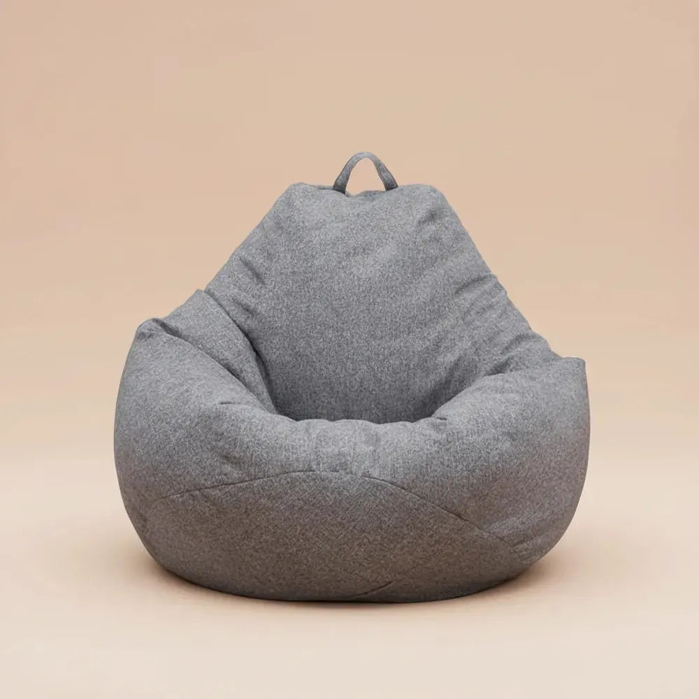Housse de canapé pour siège paresseux, grand pouf, doux, moelleux, respirant, Tatami pour adulte et 