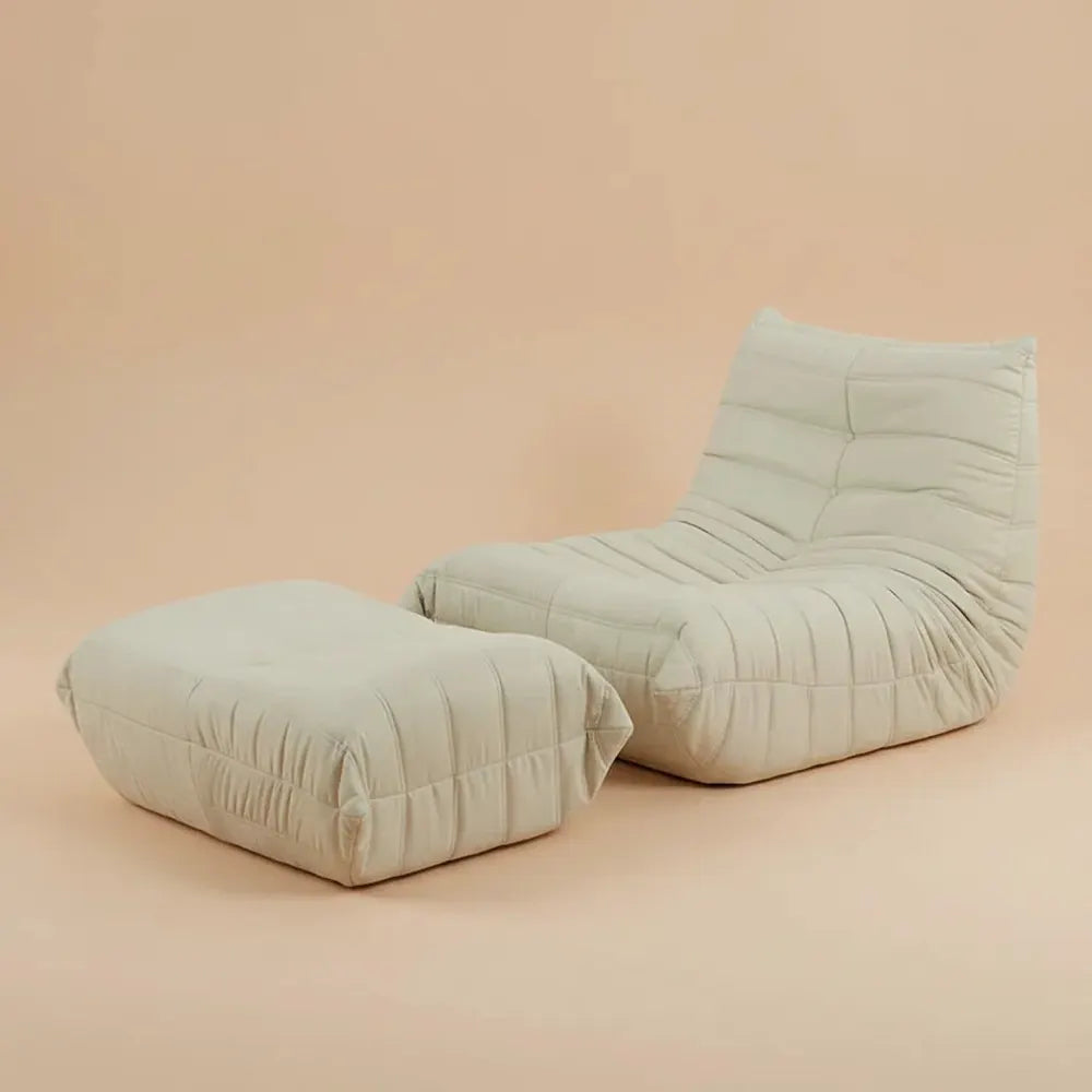 Fauteuil de sol paresseux pour salon, siège individuel en mousse sans accoudoirs, fauteuil de foyer,