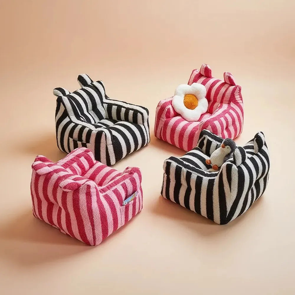 Canapé paresseux en forme d'ours mignon, fauteuil pour chambre de filles, siège tatami, pouf pour en
