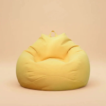 Juste de canapé paresseux sans remplissage, siège de chaise longue en lin, pouf, canapé bouffant, ta