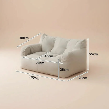 Paresseux pouf canapés géant confortable pouf canapé Double mignon moelleux salon canapés grand mode