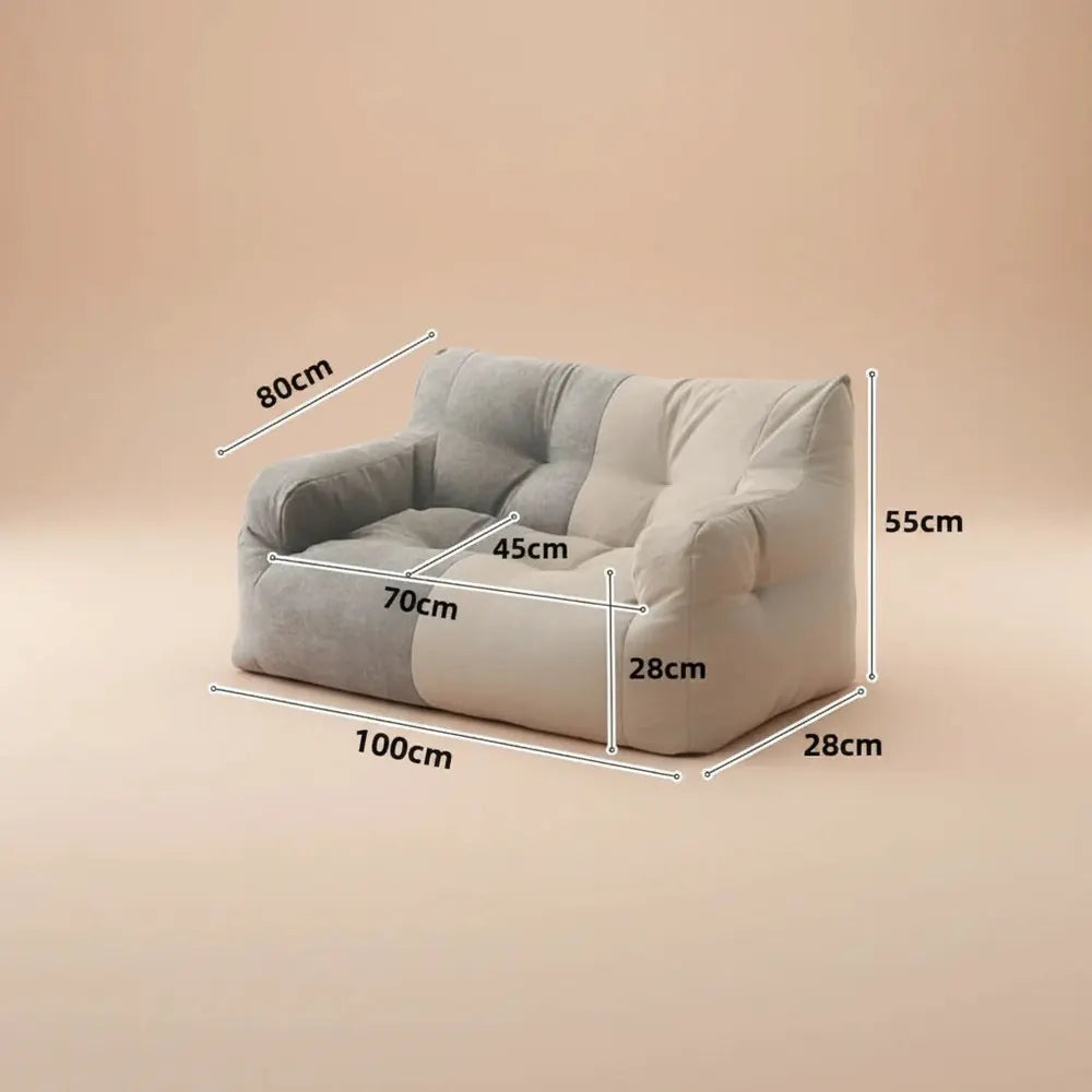 Double paresseux personne canapé petit confortable loisirs inclinable éponge Compression canapé salo