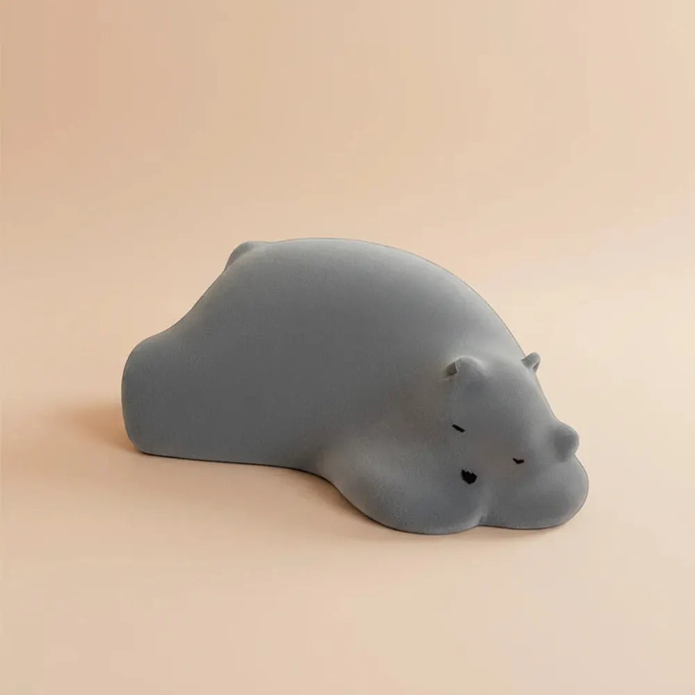 Canapé paresseux en forme d'ours, siège individuel pour enfants, tabouret bas créatif pour salon