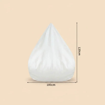 Juste de canapé paresseux sans remplissage, siège de chaise longue en lin, pouf, canapé bouffant, ta